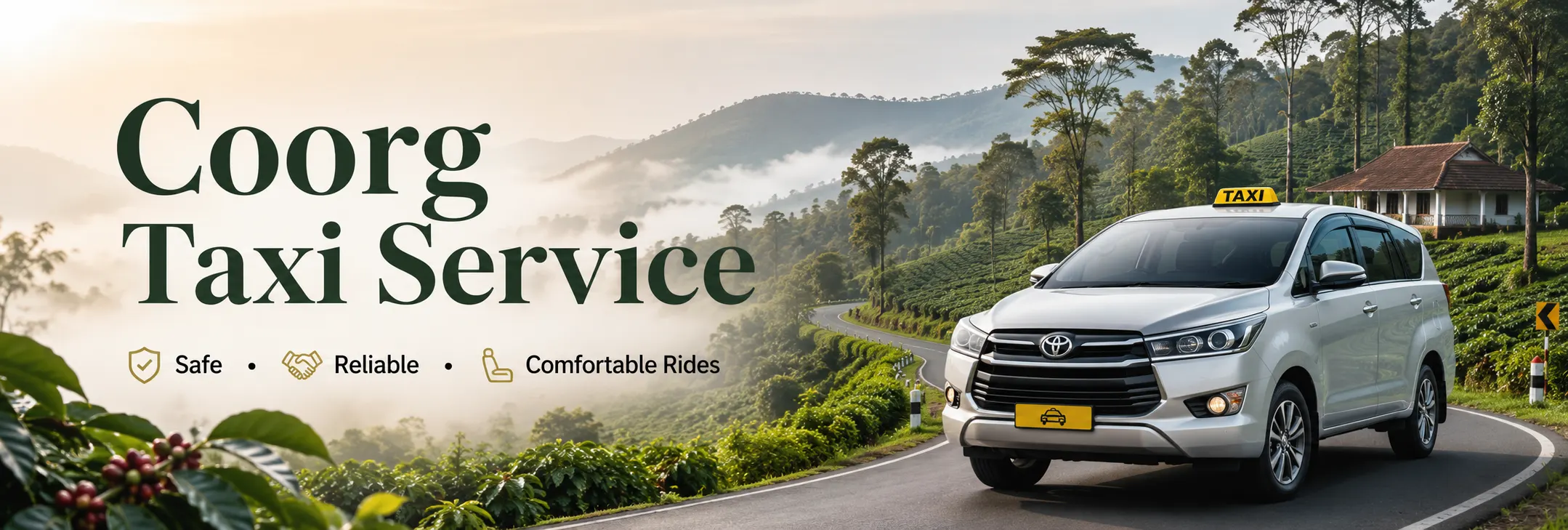 Mangalore to Coorg Taxi Sevices